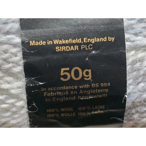 2x Sirdar Panorama Yarn Colour Shaded Blue Double Knit Made In England 50g - Picture 5 of 8